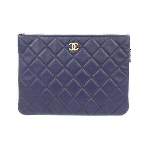 CHANEL Blue Pouch